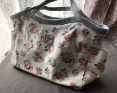 Cath Kidston キャスキッドソン トートバッグ 花柄★ホワイト