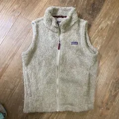 patagonia フリースベスト ベージュ