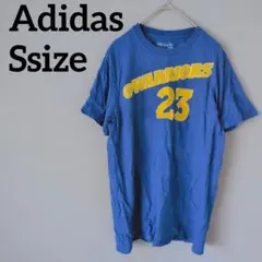 Adidas アディダス 【S】 WARRIORS 23 Tシャツ 青色 半袖