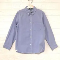H&M　ボタンダウン カラ― シャツ　128/7-8Y