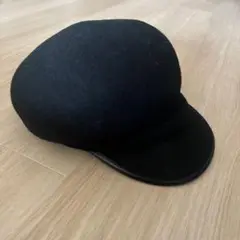 【新品未使用タグ付き】カシラ　ブラックウールキャスケット MAT PATTERN(ONESIZE BLACK): キャスケット｜帽子通販｜CA4LA