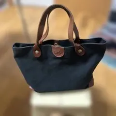 イルビゾンテキャンバスレザートートバッグ