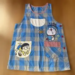 保育士エプロン　ドラえもん