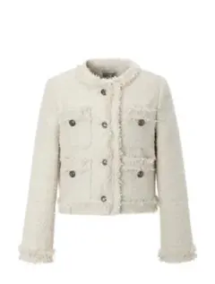 KhakiPoint カーキポイント アンティーク クロップ　ツイードジャケット KHAKIPOINT(カーキポイント) - 海外通販のBUYMA