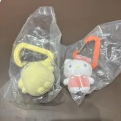 サンリオ　カラフルカラビナマスコットチャーム　ポムポムプリン　ハローキティ