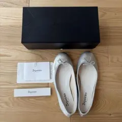 値下】Repetto サンドリオン 牛革 シルバーグリッター 41 - メルカリ