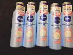 NIVEA　マシュマロケア　ボディムース　　シルキーフラワー　乳液　5本のサムネイル