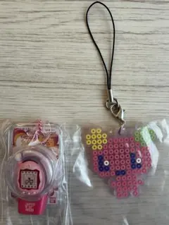 たまごっち ふらわっち　ラバーチャーム　おかしなたまごボーロっち3 2点セット