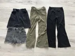 女の子　150センチ　ズボン、スカート4点セット