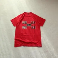 USA製 シングルステッチ L プリントTシャツ レッド Vintage