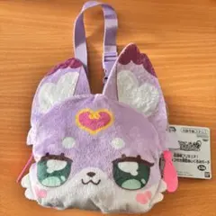 名探偵プリキュア！ストラップ付き顔型ぬいぐるみポーチ マシュタンのサムネイル