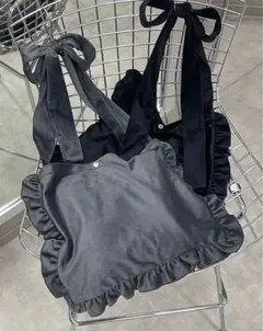 【nmtc+】フリルショルダーバッグ/frill shoulder bag