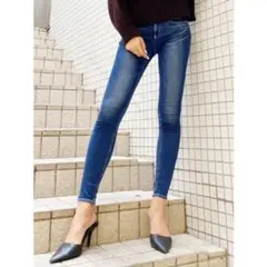 GYDA スキニーデニムパンツ ブルー