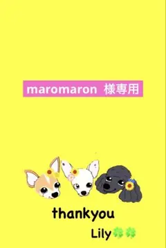 maromaron 様専用 ꒡̈⃝Lily꒡̈⃝犬服ハンドメイド