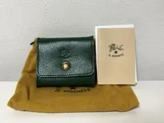 イルビゾンテ コインケース 小銭入れ グリーン レザー 本革 ミニ財布