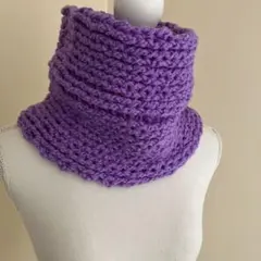 ハンドメイド　手編み　ネックウォーマー　腹巻き