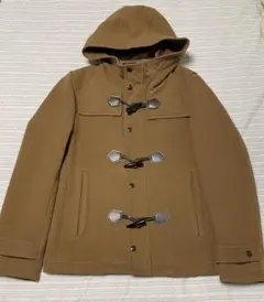 ブラウン ダッフルコート フード付き