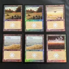 MTG 基本土地5種(平地/島/沼/山/森) Foil Secret Lair - メルカリ