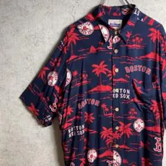 DOG TOWN】美品 黒龍 マリア 総柄 半袖シャツ 赤 メンズXL - メルカリ