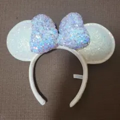 ディズニーシー　20周年　タイムトゥシャイン　カチューシャ　ホワイト