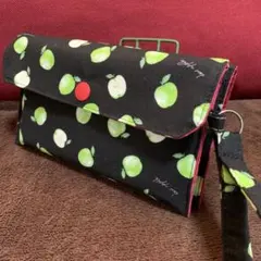 ♥︎青りんごツインポーチ♥︎ハンドメイド