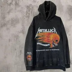 メタリカ　SUMMER SH*T '94 ヴィンテージ加工パーカー　フーディー