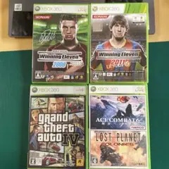 XBOX360ソフト4本セット　グランド・セフト・オートⅣ　エースコンバット6他