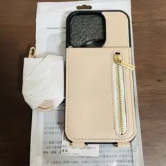 ❤️大特価❤️合成皮革 iPhone14Proケース カードポケット付き