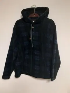 80s L.L.Bean チェック柄 フリースパーカー