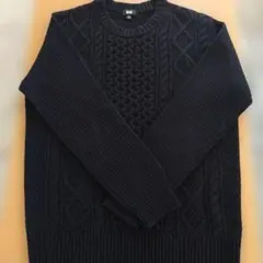 UNIQLOケーブルニットセーター XL
