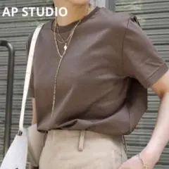 美品　AP STUDIOエーピーストゥディオ　カットソー　クロップド丈　Tシャツのサムネイル