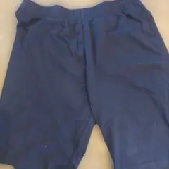 GU ネイビー ショートパンツ Lサイズ　ウエストゴム留め