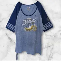 マジェスティック Tシャツ ロゴ柄 ビッグ XXL 綿混 スポーツ観戦 NHLのサムネイル