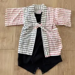 手作り甚平＋コムサロンパース 80センチセット