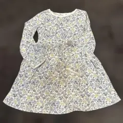 SLAP SLIP 花柄 長袖ワンピース　綿100 サイズ110