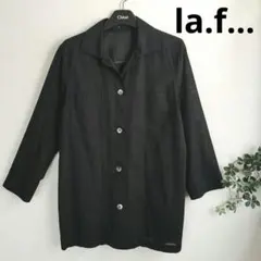 【ラエフ】コットン100%　シェルボタン　長袖　薄手　ジャケット　羽織りのサムネイル