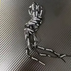 supreme シューレース　黒