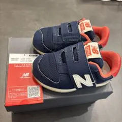 new balance 420M ベビーシューズ ネイビー/オレンジ