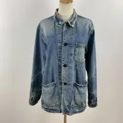 SPELL BOUND スペルバウンド ヴィンテージ加工 デニムカバーオール M