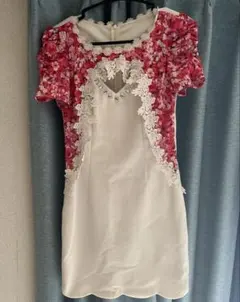 花柄レース装飾ナイトドレス