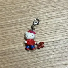 ハローキティ 世界 子犬のお散歩 ファスナーマスコット 2003年