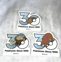 【韓国限定】 ウリムー イノムー マンムー ポケモン 30周年ステッカーのサムネイル