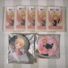あーけん　アクリルカード　缶バッジ　ウェブポン