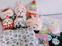 と*ら様 ちいかわ　13点セット　うさぎ多め　ぬいぐるみ　バック　しまむら　クッ
