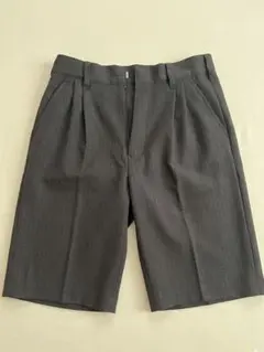 フォーマル ハーフパンツ 120 男の子 ストライプ グレー