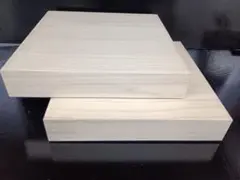 ヨリトモ：桐箱 小物入れ 蓋付き 正方形 10個セット ヨリトモ様専用：桐箱 小物入れ 蓋付き 正方形 10個セット - メルカリ
