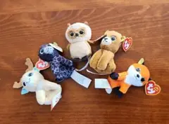 マクドナルドハッピーセットおもちゃ　TYぬいぐるみ５点セット