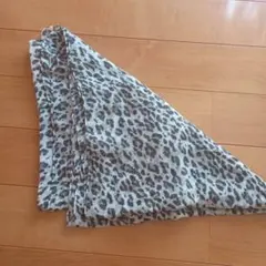 ヒョウ柄 ストール 大判