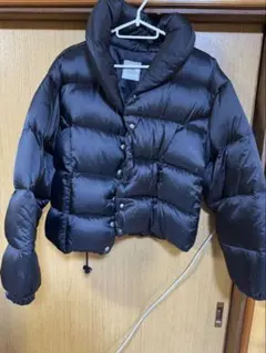 【美品】ブラック ショート丈ダウンジャケット Mサイズ