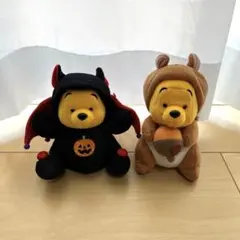 プーさん ぬいぐるみ まとめ リスとコウモリ